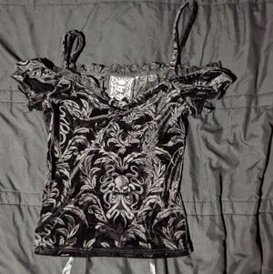 Killstar Agatha Bardot Top